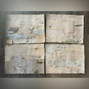 Rustic Woven Burlap Placemats – Set of 4, HomArt Brand 18” x 13.5”